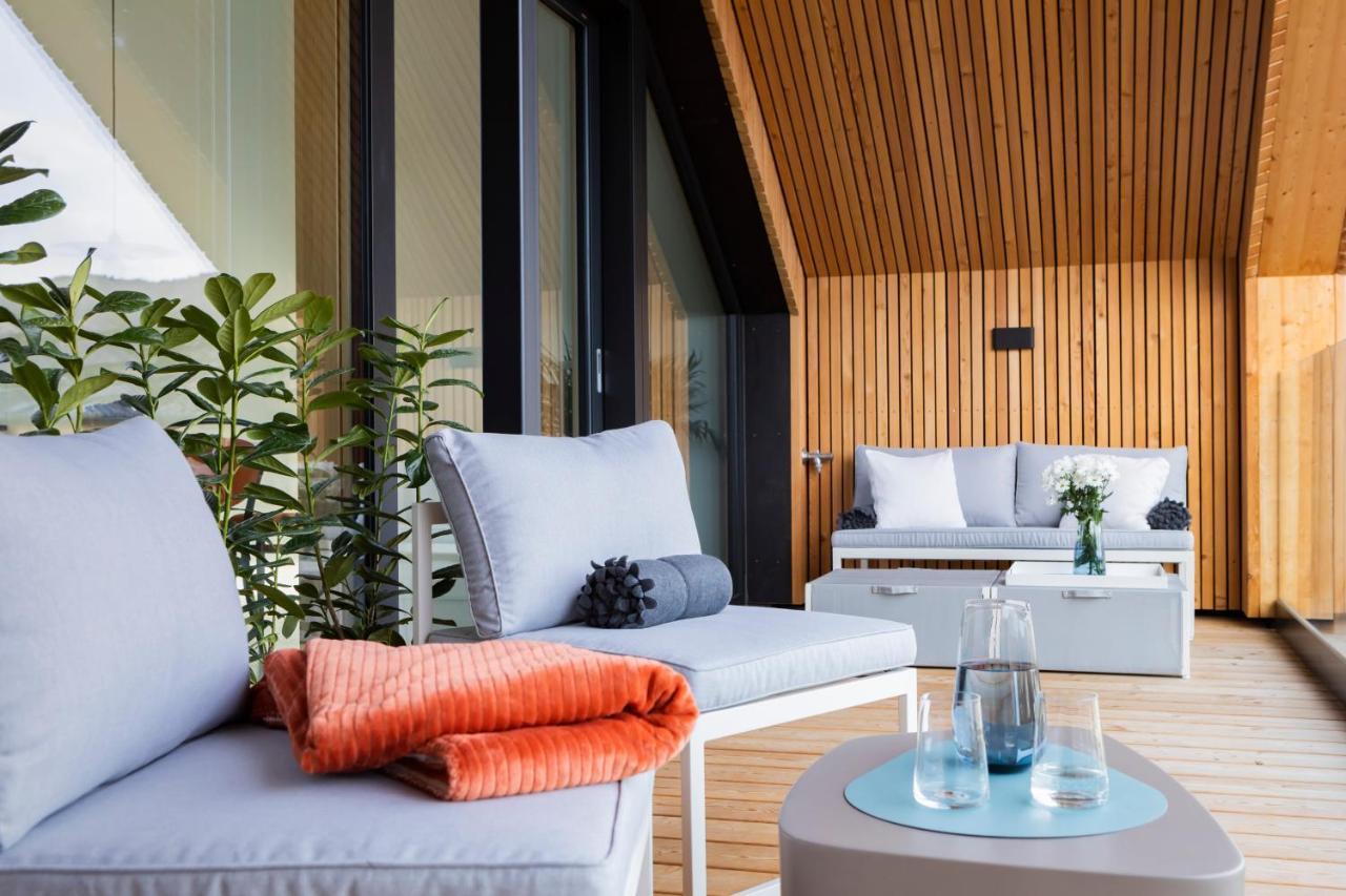 Himmelblau - Design Apartment Am Мондзее Екстериор снимка