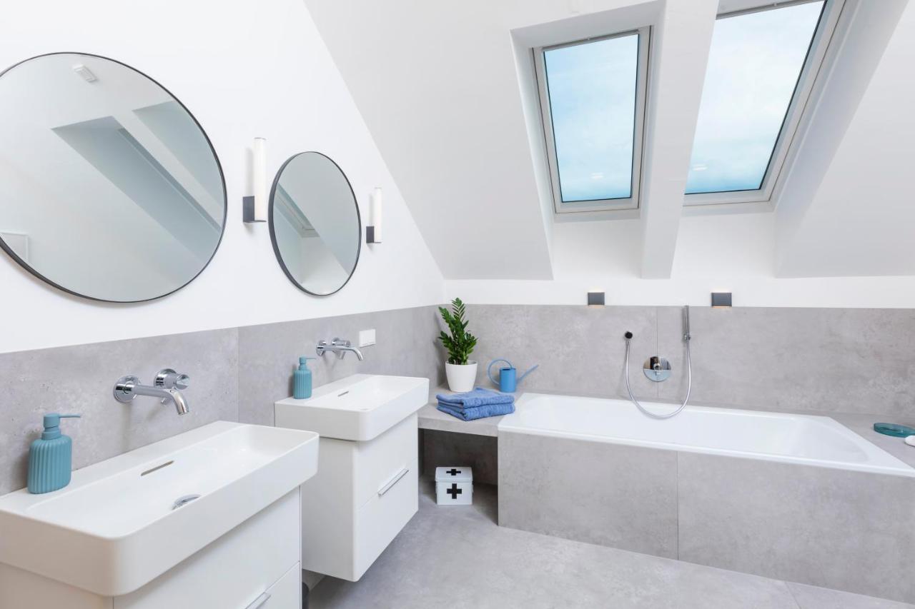 Himmelblau - Design Apartment Am Мондзее Екстериор снимка