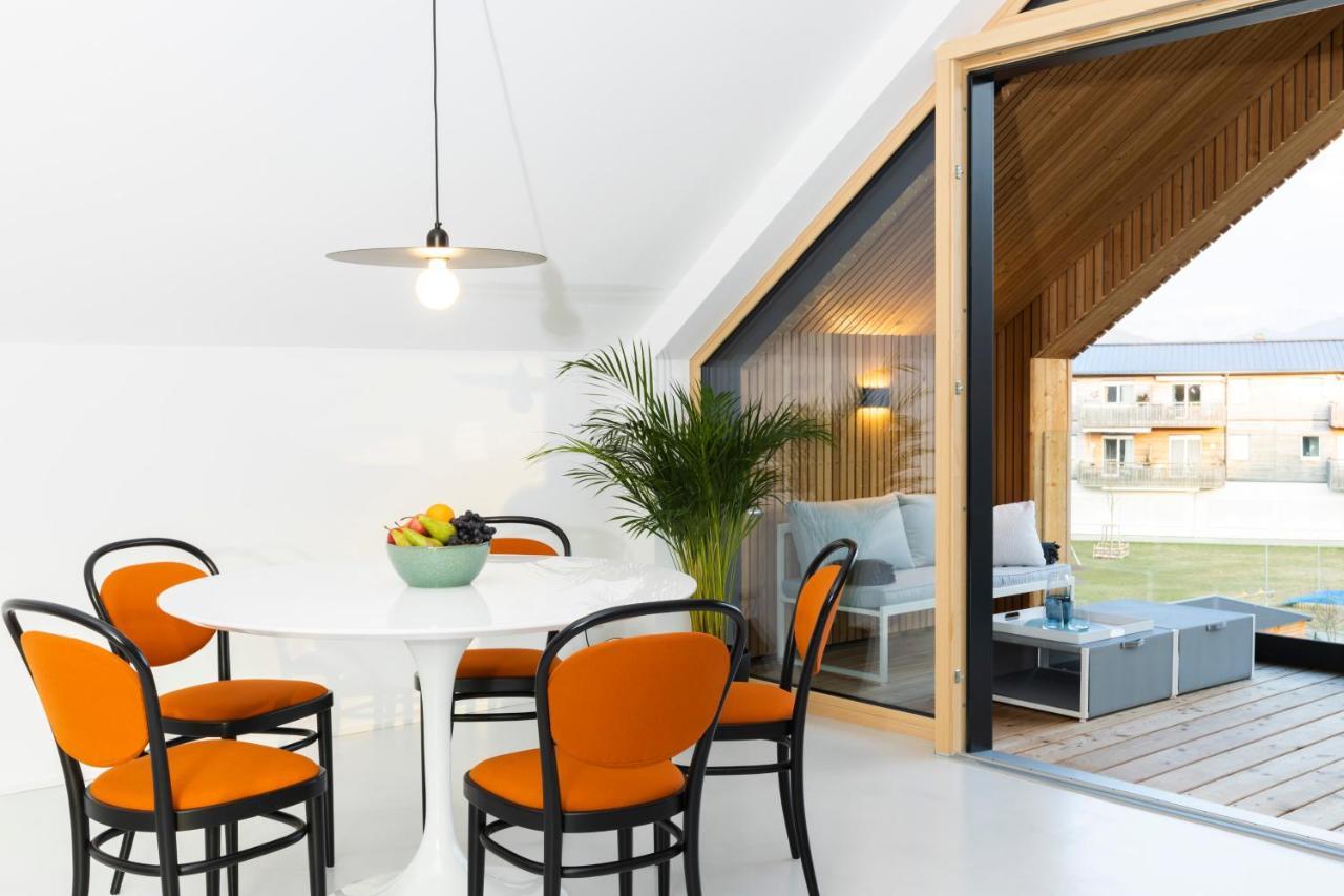 Himmelblau - Design Apartment Am Мондзее Екстериор снимка