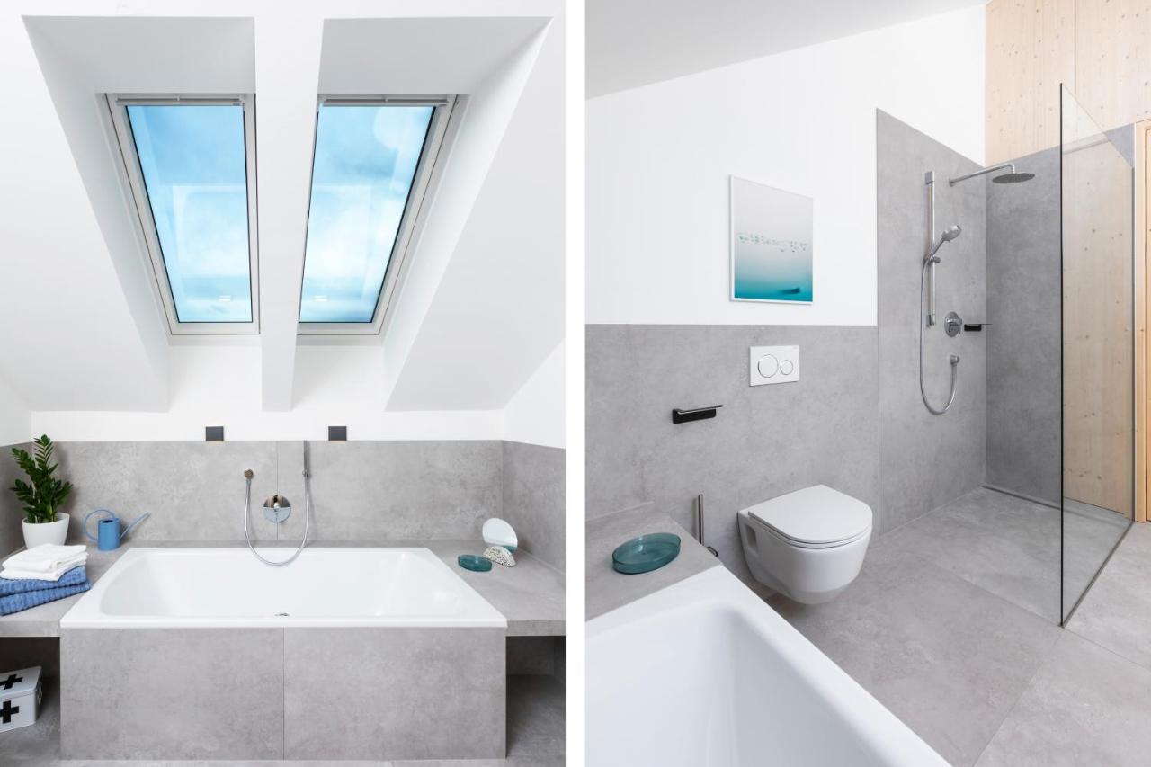 Himmelblau - Design Apartment Am Мондзее Екстериор снимка